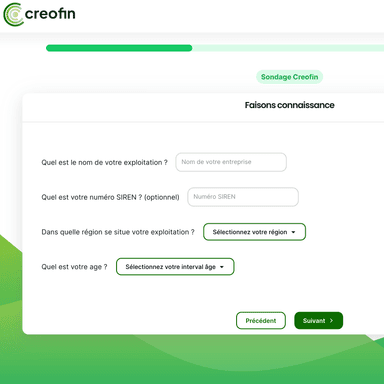 Creofin survey